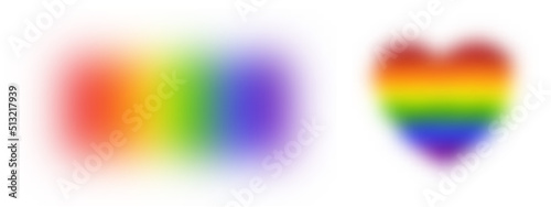 Rainbow blured abstract background for your design