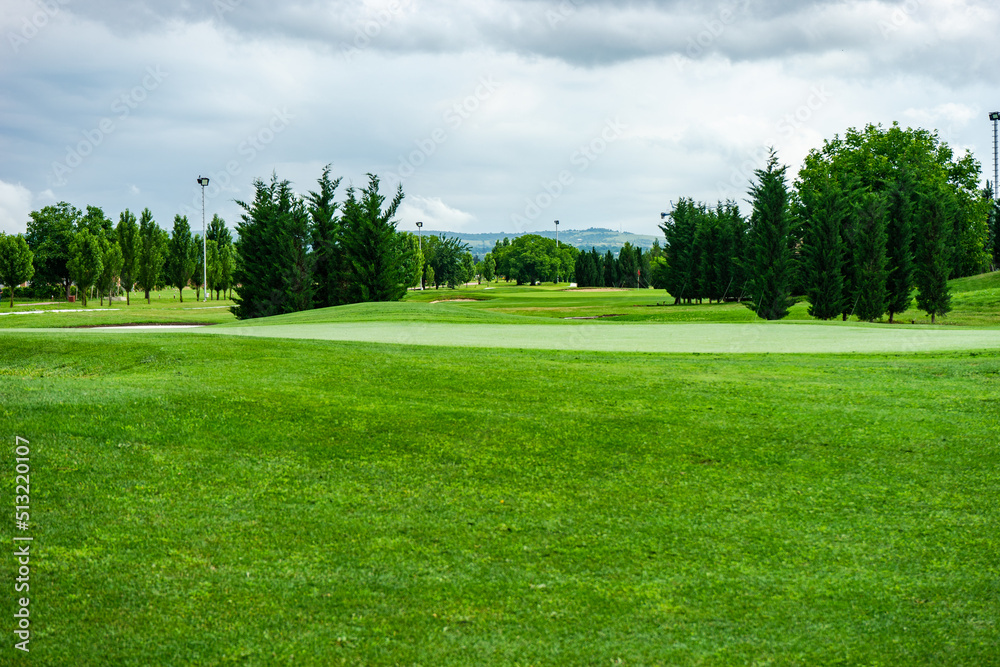 Golf grassland in kakheti, Georgia