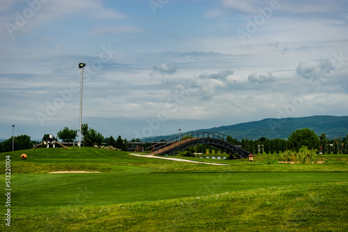 Golf grassland in kakheti, Georgia