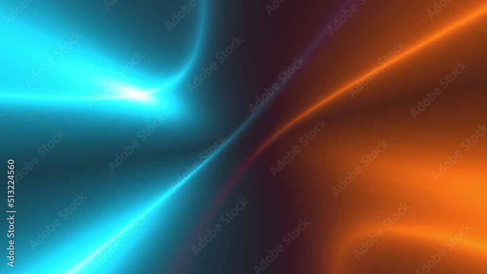 Obraz premium 3d render lights. Computer generated 3d render