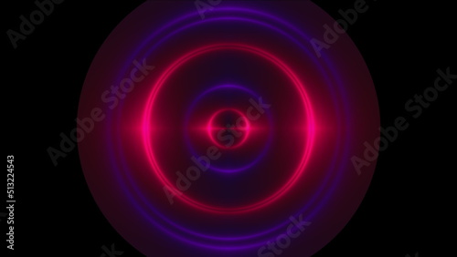 Abstract pulsating background. Computer generated 3d render