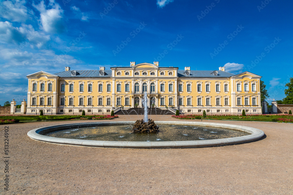 Obraz premium Rundale Palace in Latvia