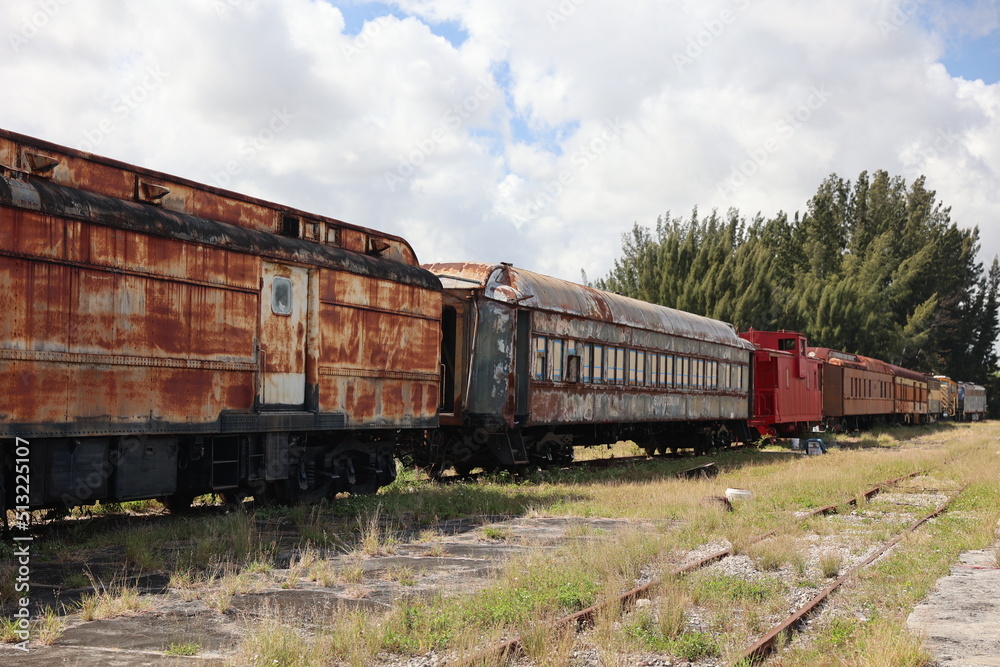abandoned train abandoned train