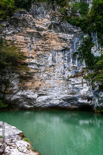 Blue Lake in Abkhazia
