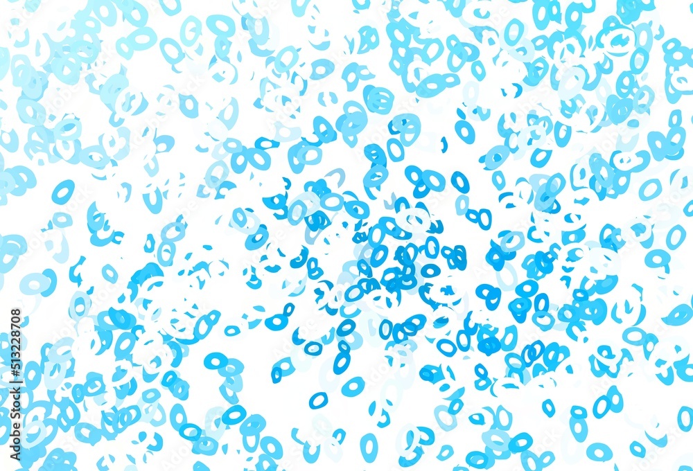 Light Green vector cover with spots. Light Green vector cover with spots.