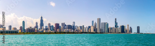 Cityscape Chicago at Lake Michigan © Sergii Figurnyi