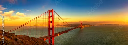 Panel kuchenny z motywem Golden Gate Bridge in San Francisco