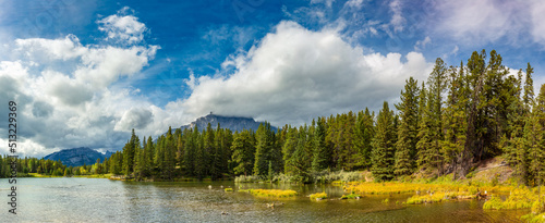 Johnson lake in Banff