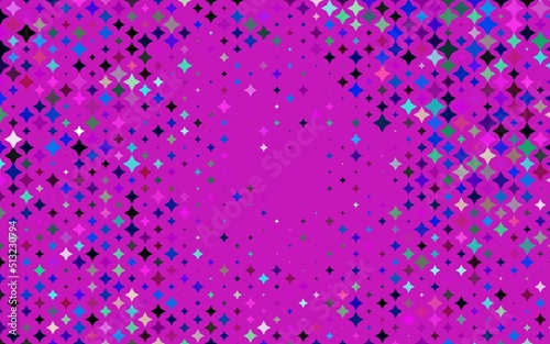 Light Multicolor, Rainbow vector layout with bright stars.