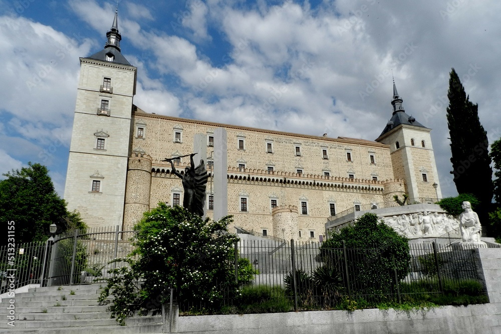 Toledo, Spain, Alcazar, East Facade