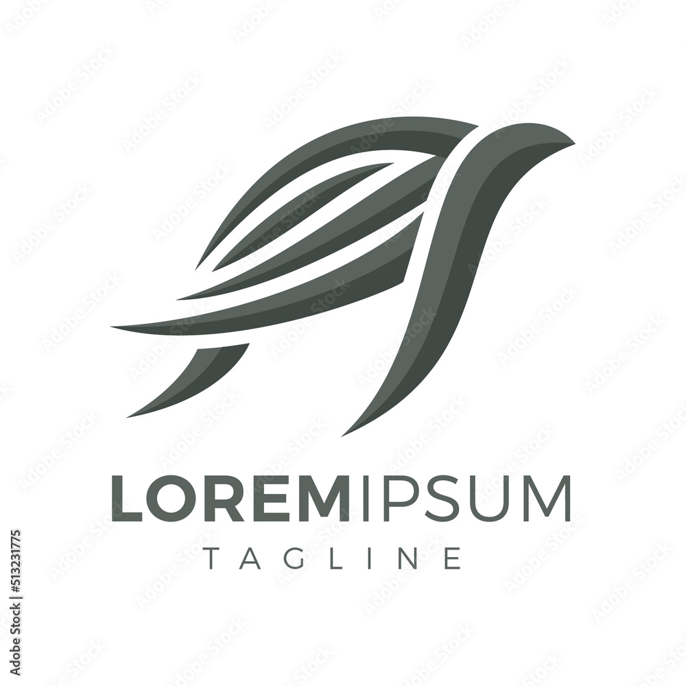 Fototapeta premium Modern simple turtle logo design