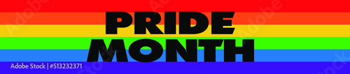 Pride month vector graphic trendy design for  LGBTQ community.