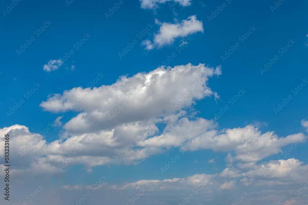 HD blue sky and white clouds background material HD blue sky and white clouds background material