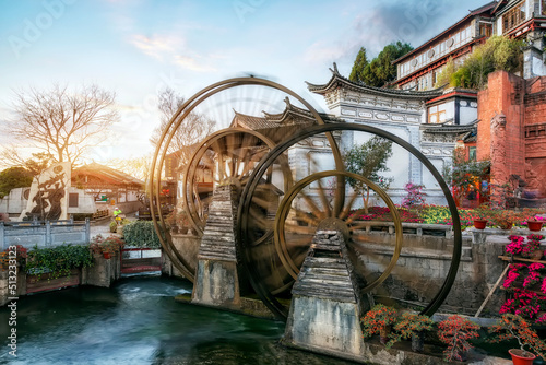 Scenery of the ancient city of Lijiang in Yunnan