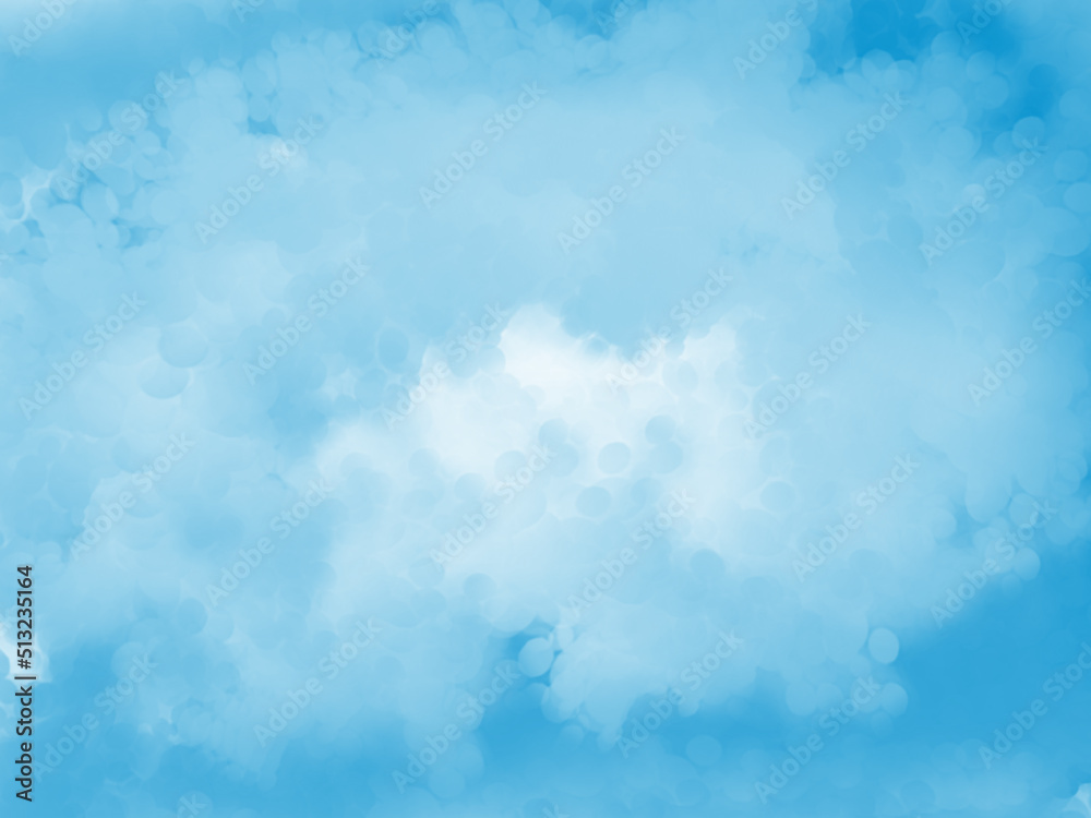 abstract cloud and blue sky watercolor background, vector illustration