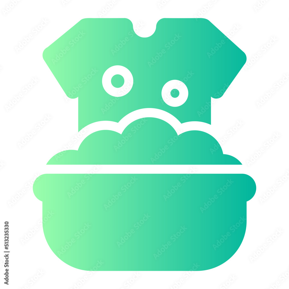 Fototapeta premium rinse gradient icon