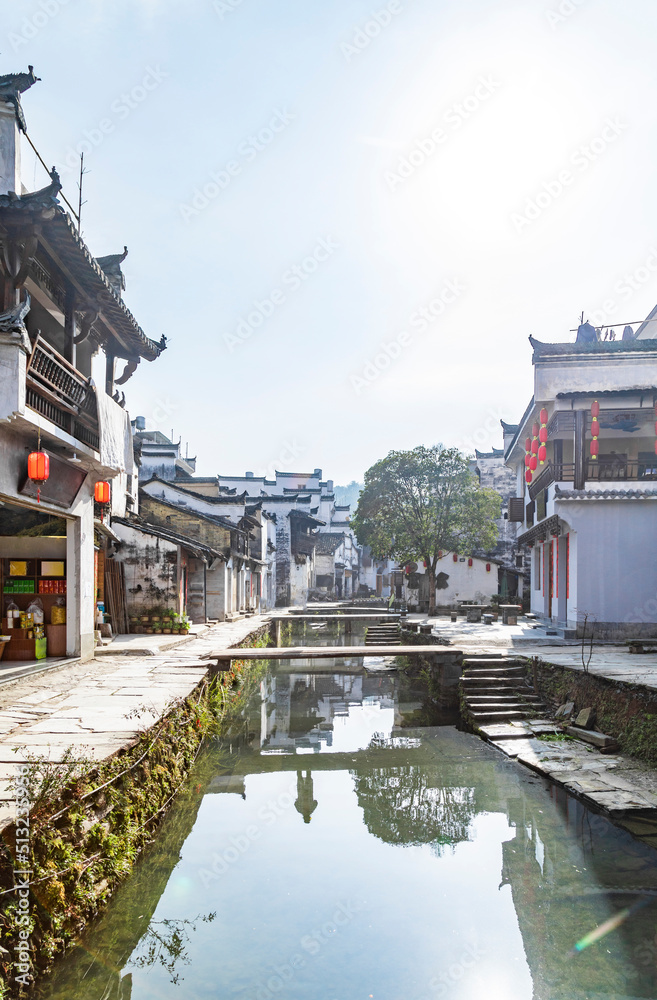 Obraz premium Scenery of Likeng Scenic Area, Wuyuan, Jiangxi province