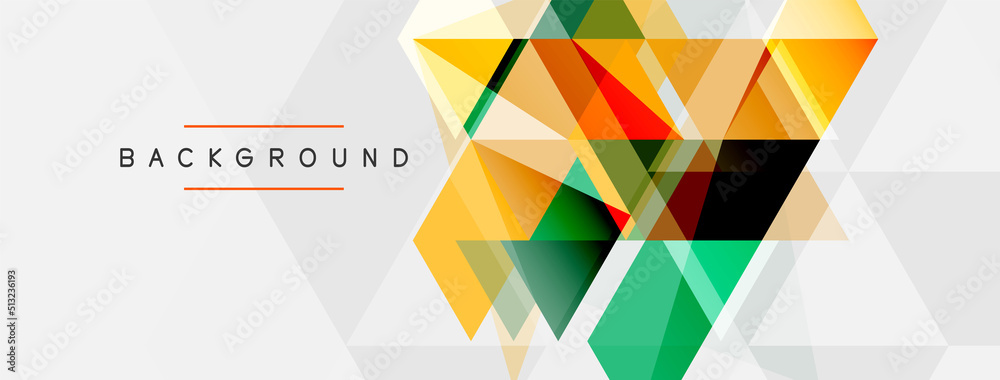 Mosaic triangles geometric background. Techno or business concept, pattern for wallpaper, banner, background, landing page Mosaic triangles geometric background. Techno or business concept, pattern for wallpaper, banner, background, landing page