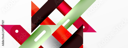 Background overlapping lines. Dynamic lines abstract wallpaper. Straight lines composition vector illustration for wallpaper banner background or landing page