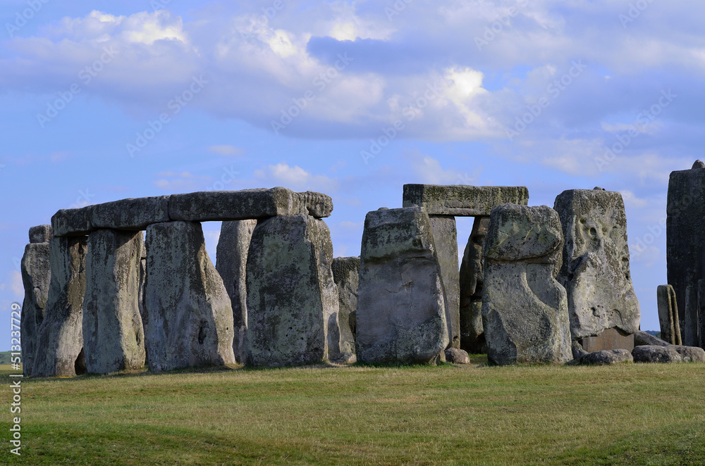 Naklejka premium イギリスの古代遺跡 ソールスベリーにあるストーンヘンジ