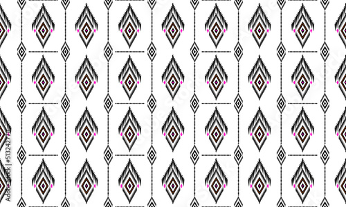 geometric figures on a white background Thousands of ethnic patterns, antiquity, black and white pattern, pattern, illustration