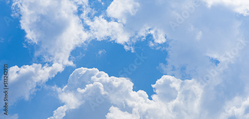 beautiful blue sky with clouds background.Sky with clouds weather nature
