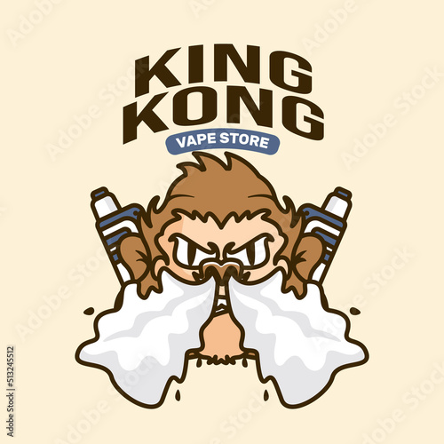 Hand Drawn Vape Store logo