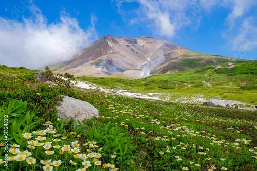 北海道、夏の旭岳