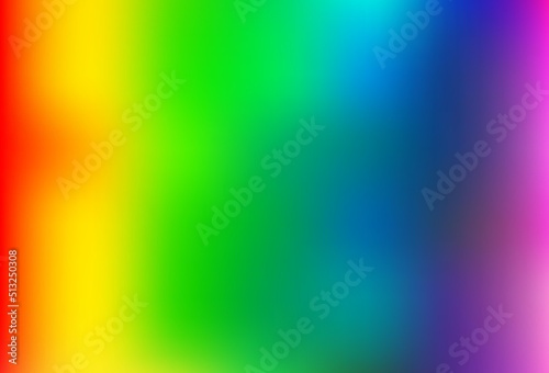 Light Multicolor, Rainbow vector blur pattern.