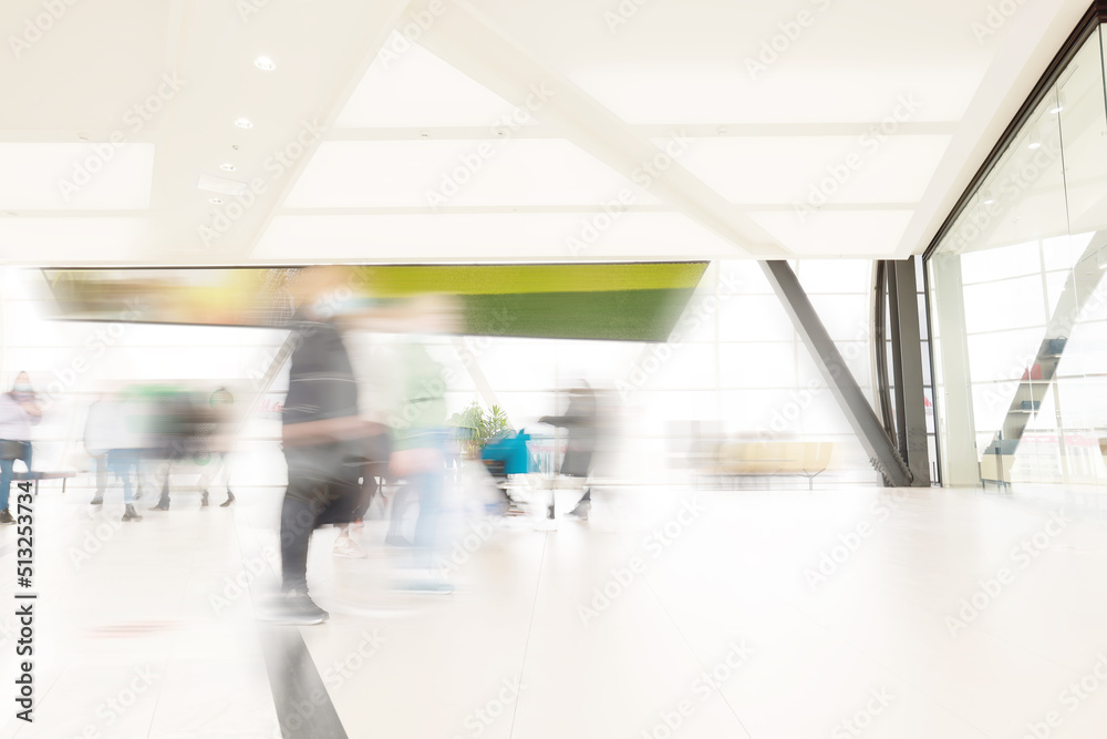 Fototapeta premium blurred background people movement office