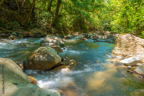 River inside Rincon de la Vieja National Park, Costa Rica.  photo