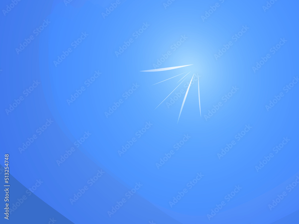 Fototapeta premium Nature layers graphic for inspiration, for creative, for vector design. Abstract nature design. View from under the sea.