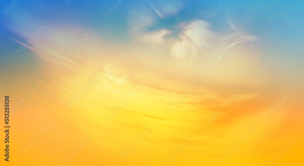 ukrainian flag abstract gradient blue and yellow art background