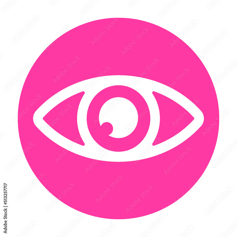 Eye icon, flat design
Eye icon, flat design