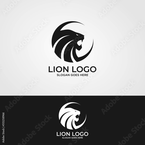 Lion Logo Design Vector Template