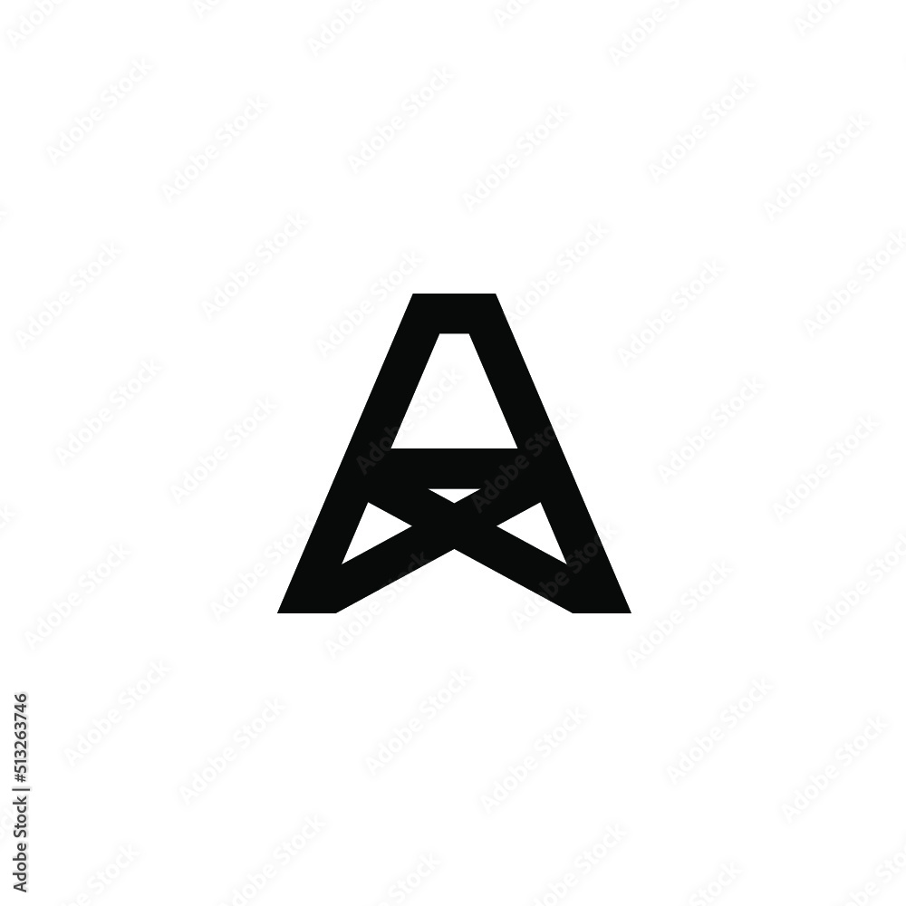 R initial oil resource icon logo vector R initial oil resource icon logo vector