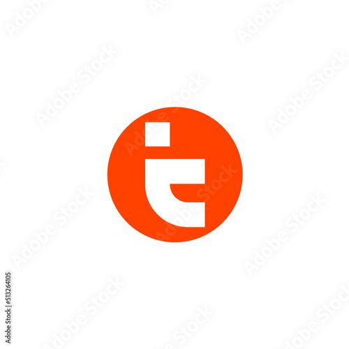 ti person icon letter alphabet logo vector