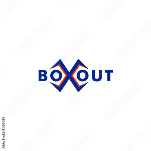 box letter alphabet logo vector