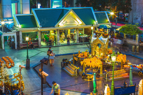 Photography Erawan Shrine at Thanon Phloen Chit, Bangkok, Thailand