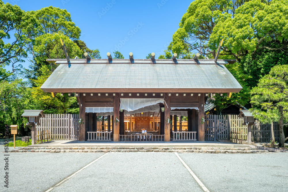 Iseyama kotai Jingu Shrine in Yokohama, Japan Iseyama kotai Jingu Shrine in Yokohama, Japan