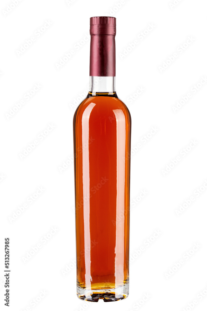 Whiskey or brandy or cognac bottle isolated on white background. Whiskey or brandy or cognac bottle isolated on white background.