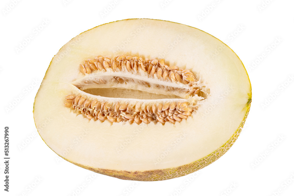 Yellow melon isolated on white background. Clipping Path. Yellow melon isolated on white background. Clipping Path.