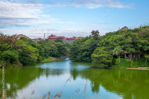 Shuri castle, a Ryukyuan gusuku in Shuri, Okinawa