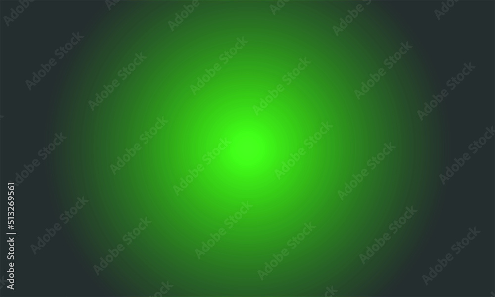 Modern studio abstract background with glowing lines green and black