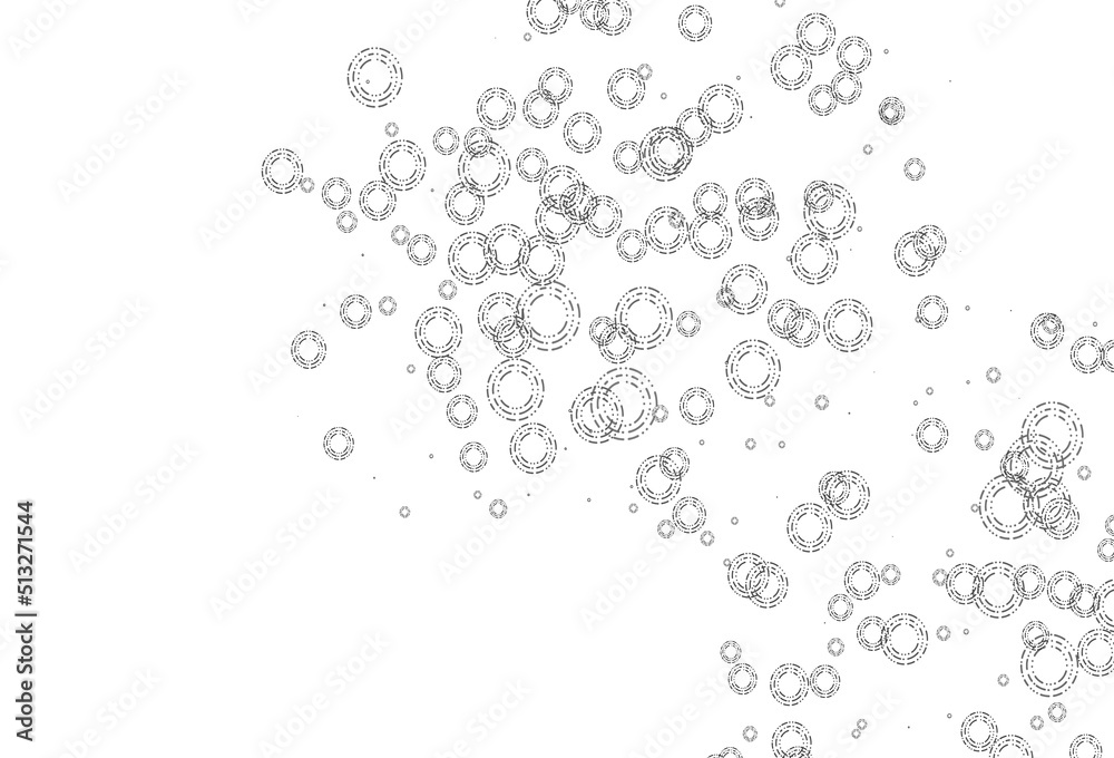 Light Silver, Gray vector pattern with spheres. Light Silver, Gray vector pattern with spheres.