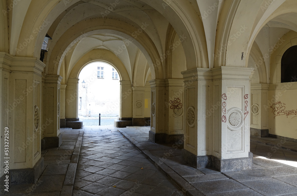 Fototapeta premium Arkaden in Goerlitz