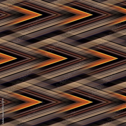 metallic stripes on the diagonal transformed into unique intricate patterns and design