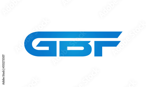  GBF letters Joined logo design connect letters with chin logo logotype icon concept