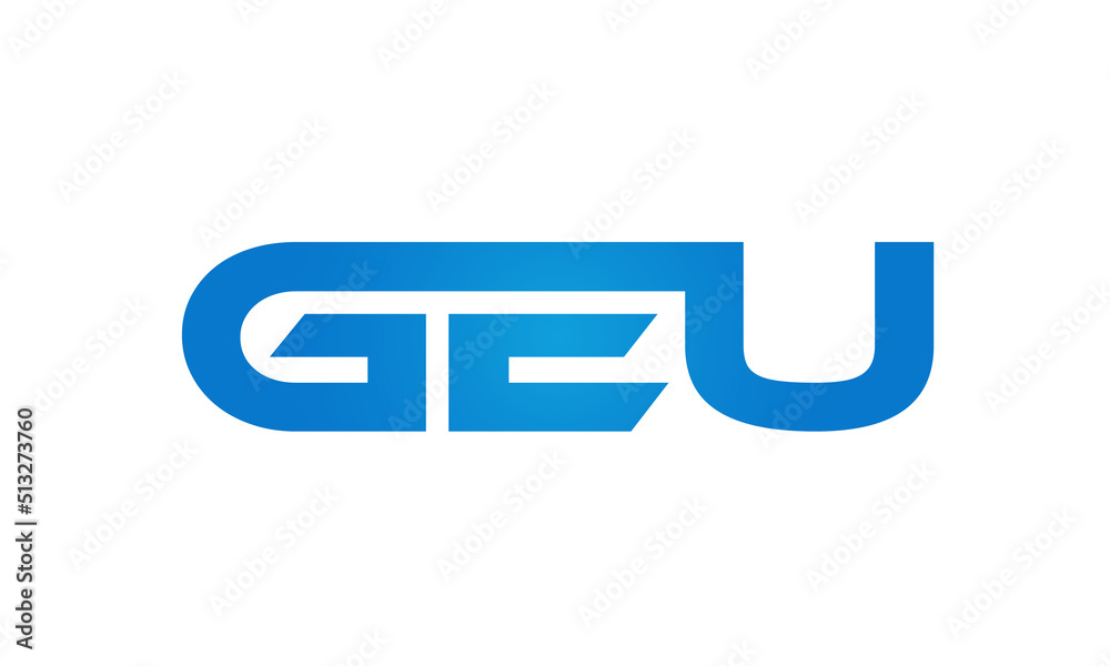 GEU letters Joined logo design connect letters with chin logo logotype icon concept
GEU letters Joined logo design connect letters with chin logo logotype icon concept