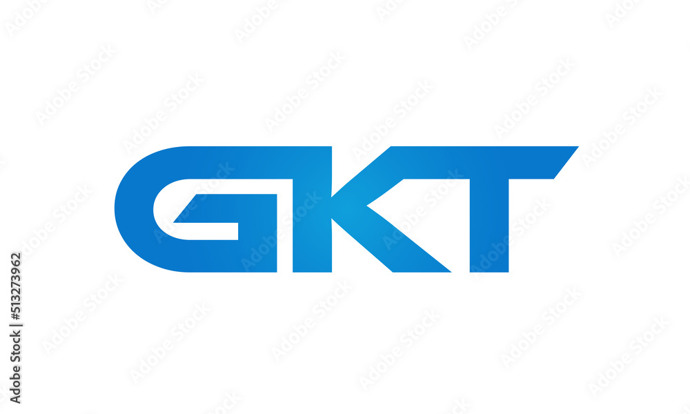 GKT letters Joined logo design connect letters with chin logo logotype icon concept
GKT letters Joined logo design connect letters with chin logo logotype icon concept